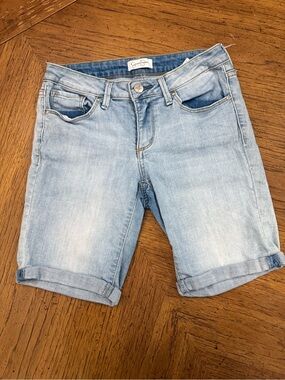 Jessica Simpson Light Wash Denim Bermuda Shorts